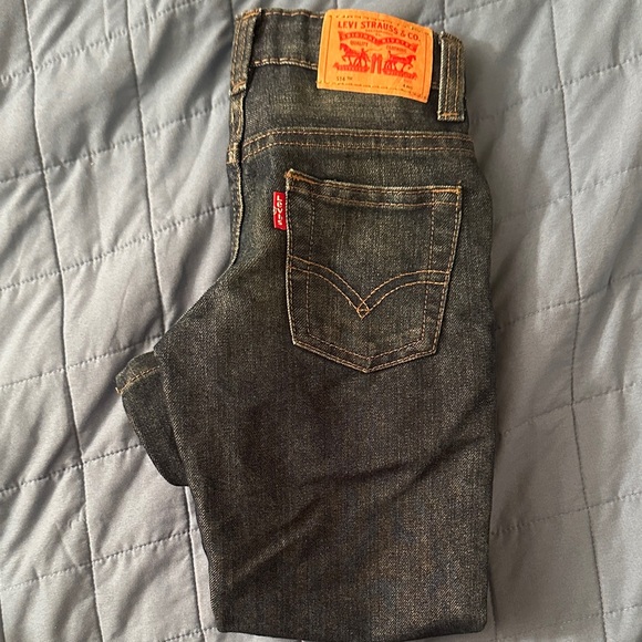Levi’s Boys  Slim Straight Jeans - Dark Gray - Picture 2 of 2